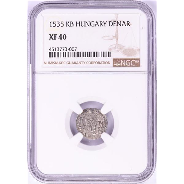 1535 KB Hungary Denar 'Madonna and Child' Coin NGC XF40