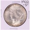 Image 1 : 1922-S $1 Peace Silver Dollar Coin