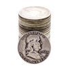 Image 1 : Roll of (20) 1952-S Franklin Half Dollar Coins