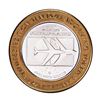 Image 2 : .999 Silver McCarran International Airport $10 Casino Limited Edition Gaming Token