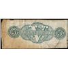 Image 2 : 1863 $5 The State of Louisiana Baton Rouge, LA Obsolete Banknote