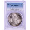 Image 1 : 1878-S $1 Morgan Silver Dollar Coin PCGS MS63 Nice Toning