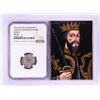 Image 1 : 1035-87 William The Conqueror Normandy Rouen Denier Coin NGC VF30 w/ Story Box