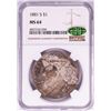 Image 1 : 1881-S $1 Morgan Silver Dollar Coin NGC MS64 CAC Nice Toning