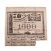 Image 1 : 1863 $1,000 Confederate Bond Obsolete Sheet B-134