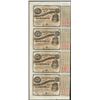 Image 1 : Uncut Sheet of (4) State of Louisiana Baby Bond Obsolete Notes