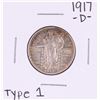 Image 1 : 1917-D Type 1 Standing Liberty Quarter Coin