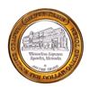 Image 2 : .999 Silver Silver Club Casino Sparks, NV $10 Limited Edition Casino Gaming Token