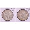 Image 1 : Lot of (2) 1923-S $1 Peace Silver Dollar Coins