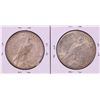 Image 2 : Lot of (2) 1923-S $1 Peace Silver Dollar Coins