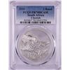 Image 1 : 2016 Proof South Africa 2 Rand Cheetah Silver Coin PCGS PR70DCAM