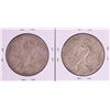 Image 2 : Lot of (2) 1935-S $1 Peace Silver Dollar Coins