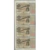 Uncut Sheet of (4) State of Louisiana Baby Bond Obsolete Notes