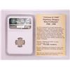 Image 2 : 1558 KB Hungary Denar 'Madonna and Child' Coin NGC AU50 w/ Story Box