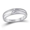 Image 3 : His Hers Diamond Cluster Matching Wedding Set 1/4 Cttw 10kt White Gold