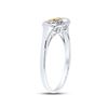 Image 4 : Diamond Mom Heart Ring .02 Cttw Sterling Silver