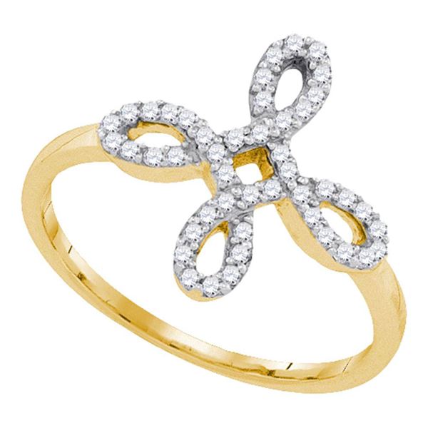 Diamond Fashion Ring 1/6 Cttw 10kt Yellow Gold