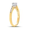 Image 4 : Diamond 3-stone Promise Ring 1/6 Cttw 10kt Yellow Gold