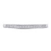 Image 2 : Diamond Bangle Bracelet 1-7/8 Cttw 14kt White Gold
