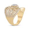 Image 3 : Diamond Fashion Ring 1-3/4 Cttw 14kt Yellow Gold