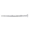 Image 2 : Diamond Stackable Bangle Bracelet 1/3 Cttw 10kt White Gold