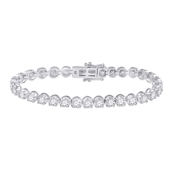 Diamond Tennis Bracelet 7 Cttw 14kt White Gold