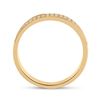 Image 4 : Mens Diamond Wedding Band Ring 1/4 Cttw 10kt Yellow Gold