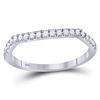 Image 3 : Diamond Bridal Wedding Ring Band Set 1-3/4 Cttw 14kt Two-tone Gold