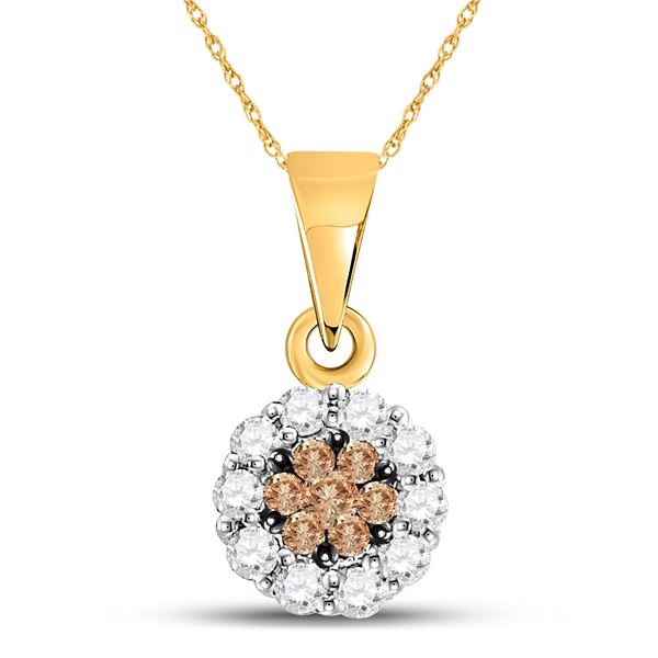 Pendant 1/4 Cttw 14k Yellow Gold