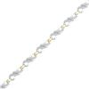 Image 1 : Diamond Infinity Bracelet 1/2 Cttw 10kt Two-tone Gold