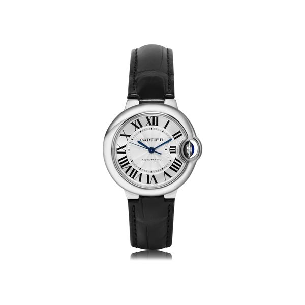 Cartier 33MM BB Auto on Strap Model #W6920085