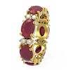 Image 2 : 8.62 ctw Ruby Ring 18K Yellow Gold - REF-114N9F