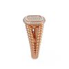 Image 2 : 0.54 ctw Diamond Ring 18K Rose Gold - REF-117M3G