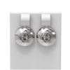 Image 1 : 1.04 ctw Oval Diamond Earrings 18K White Gold - REF-225A3N