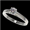 Image 1 : 0.50 ctw Certified Quality Diamond Engagment Ring 10k White Gold - REF-37N6F