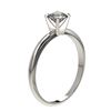 Image 3 : 0.52 ctw Certified Quality Diamond Engagment Ring 10k White Gold - REF-40H8R