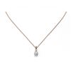 Image 2 : 0.6 ctw Diamond Designer Necklace 18K Rose Gold - REF-89A6N