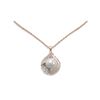 Image 1 : 1.15 ctw Diamond & Pearl Necklace 18K Rose Gold - REF-164K8Y