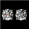 Image 1 : 2.07 ctw Certified Quality Diamond Stud Earrings 10k White Gold - REF-256F3M