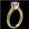 Image 3 : 1.50 ctw Certified Quality Diamond Engagment Ring 10k Yellow Gold - REF-236Y3X