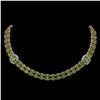 Image 1 : 38.37 ctw Tourmaline & Diamond Necklace 14K Rose Gold - REF-527K3Y
