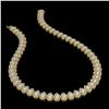 Image 2 : 34.83 ctw Pear Cut Diamond Micro Pave Necklace 18K Yellow Gold - REF-4761H8R
