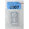 Image 1 : 1 Oz. Morgan Head .999 Fine Silver Bar