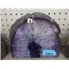 Image 1 : Purple Brazilian Crystal Agate Bookend Set