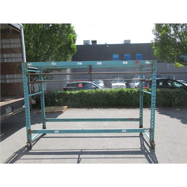 Large Industrial Rolling Shelf - Frame - No Shelves