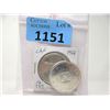 Image 1 : One 1964 & One 1967 Canadian Silver Dollar Coin