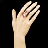 Image 4 : 18K Gold 15.17ct Morganite & 1.07ctw Diamond Ring