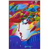 Image 2 : Peter Max- Original Mixed Media "Blushing Beauty"