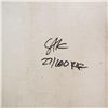 Image 2 : Steve Kaufman (1960-2010) "Japanese Money (1000B)" Hand Signed and Numbered Limited Edition Hand Pul