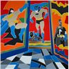 Image 1 : Ugo Nespolo- Silk Screen Serigraph "From Super Heroes"